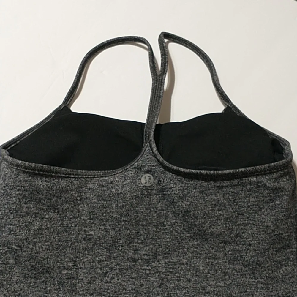 Lululemon athletic grey tank top in size 4 - Picture 2 of 9